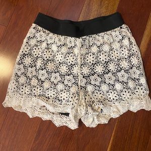 Lace shorts!!🖤